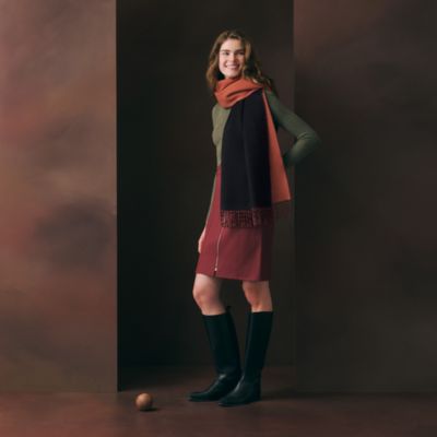 ストール - ブラック - レディス カシミヤショール＆ストール | Hermès
